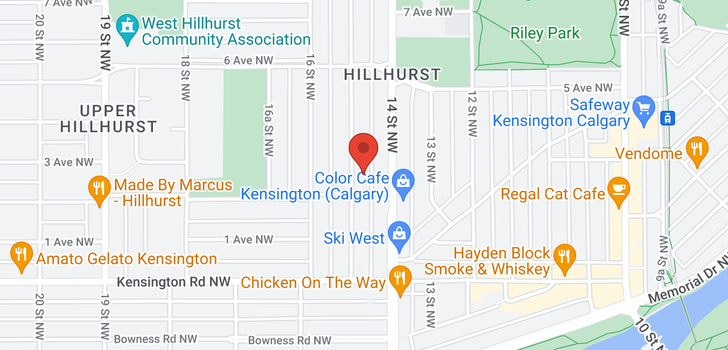 map of 312 15 Street NW